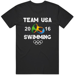 Usa Swimming Team Rio 2016 Olympic Games Sport Mens Size Large T Shirt Usa Swimming Team Rio 2016 Olympic Games Sport Mens Size Large T Shirt
