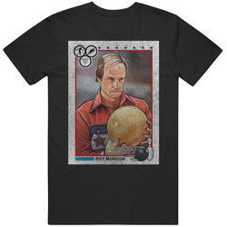Roy Munson Vintage Retro Sports Trading Card Distressed Look Mens Size Large T Shirt Roy Munson Vintage Retro Sports Trading Card Distressed Look Mens Size Large T Shirt