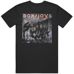 Bon Jovi Slippery When Wet Mens Size Large T Shirt Bon Jovi Slippery When Wet Mens Size Large T Shirt