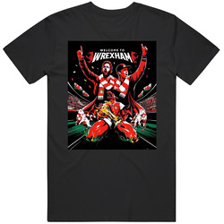 Welcome To Wrexham Reynolds Mcelhenney Soccer Fan Mens Size Large T Shirt Welcome To Wrexham Reynolds Mcelhenney Soccer Fan Mens Size Large T Shirt