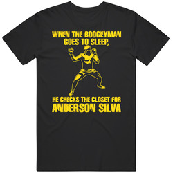 Anderson Silva Mma Ultimate Fighter Brazil Mens Size Large T Shirt Anderson Silva Mma Ultimate Fighter Brazil Mens Size Large T Shirt