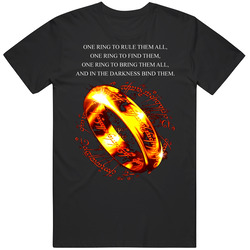Lord Of The Rings Movie Quote Mens Size Large T Shirt Lord Of The Rings Movie Quote Mens Size Large T Shirt