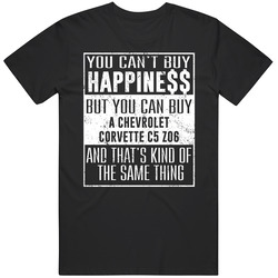 You Can't Buy Happiness Chevrolet Corvette C5 Z06 Heart Car Lover Mens Size Large T Shirt You Can't Buy Happiness Chevrolet Corvette C5 Z06 Heart Car Lover Mens Size Large T Shirt