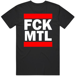 Fck Mtl Montreal Funny Graphic Patriotic Parody Black Mens Size Large T Shirt Fck Mtl Montreal Funny Graphic Patriotic Parody Black Mens Size Large T Shirt