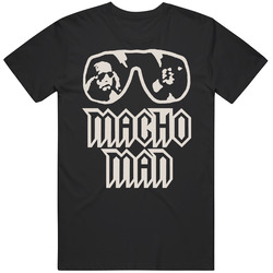 Macho Man Randy Savage Wrestling Retro Mens Size Large T Shirt Macho Man Randy Savage Wrestling Retro Mens Size Large T Shirt