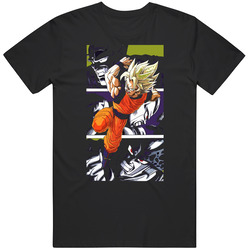 Dragon Ball Z Goku Piccolo Freeza Cell Mens Size Large T Shirt Dragon Ball Z Goku Piccolo Freeza Cell Mens Size Large T Shirt