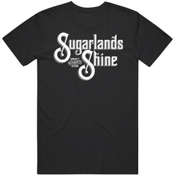 Sugarlands Shine Moonshine Whiskey Label Logo Drinking Mens Size Large T Shirt