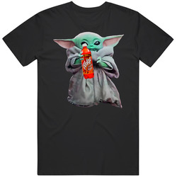 Baby Yoda The Child Mandalorian Faygo Rock And Rye Soda Pop Drink Mens Size Large T Shirt