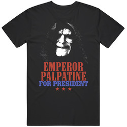 Emperor Palpatine Star Wars For President Ugly Movie Villain Fan Mens Size Large T Shirt Emperor Palpatine Star Wars For President Ugly Movie Villain Fan Mens Size Large T Shirt