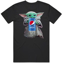 Baby Yoda The Child Mandalorian Pepsi Soda Pop Drink Mens Size Large T Shirt Baby Yoda The Child Mandalorian Pepsi Soda Pop Drink Mens Size Large T Shirt