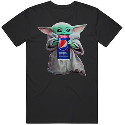 Baby Yoda The Child Mandalorian Pepsi Cherry Soda Pop Drink Mens Size Large T Shirt Baby Yoda The Child Mandalorian Pepsi Cherry Soda Pop Drink Mens Size Large T Shirt