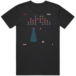 Retro Arcade Game Galaga Mens Size Large T Shirt Retro Arcade Game Galaga Mens Size Large T Shirt