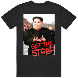 Kim Jong Un Blood Sign Get The Strap 50 Cent Mens Size Large T Shirt Kim Jong Un Blood Sign Get The Strap 50 Cent Mens Size Large T Shirt