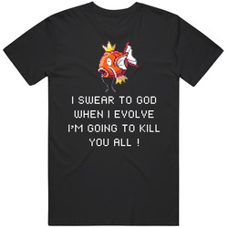 Pokemon Magikarp Evolution Funny Mens Size Large T Shirt Pokemon Magikarp Evolution Funny Mens Size Large T Shirt