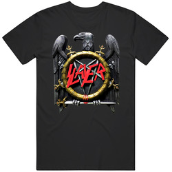Slayer Eagle Logo Vintage Retro Rock Band Album Cover Fan Mens Size Large T Shirt Slayer Eagle Logo Vintage Retro Rock Band Album Cover Fan Mens Size Large T Shirt