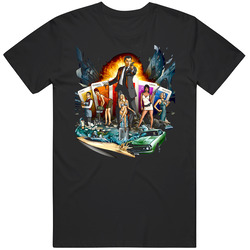 Archer Animated Tv Show Spy Mens Size Large T Shirt