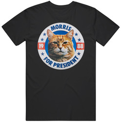 Morris The Cat For President 9lives Pet Food Mens Size Large T Shirt Morris The Cat For President 9lives Pet Food Mens Size Large T Shirt