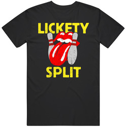 Lickety Split Bowling Team Worn Look Mens Size Large T Shirt Lickety Split Bowling Team Worn Look Mens Size Large T Shirt