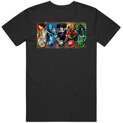 Magic The Gathering Ccg Mana Symbols Mens Size Large T Shirt