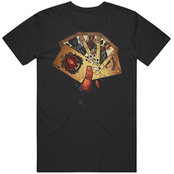 Gambit Card X Men Origins Mens Size Large T Shirt Gambit Card X Men Origins Mens Size Large T Shirt