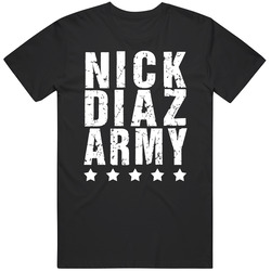 Nick Diaz Army Mma Fight Fan Mens Size Large T Shirt Nick Diaz Army Mma Fight Fan Mens Size Large T Shirt