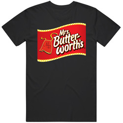 Mrs Buttersworth Syrup Black MENS SIZE LARGE T Shirt Mrs Buttersworth Syrup Black MENS SIZE LARGE T Shirt