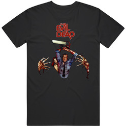 Evil Dead Horror Bruce Campbell Black MENS SIZE LARGE T Shirt Evil Dead Horror Bruce Campbell Black MENS SIZE LARGE T Shirt