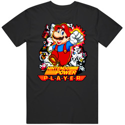 Super Mario Bros Retro Video Game Black MENS SIZE LARGE T Shirt Super Mario Bros Retro Video Game Black MENS SIZE LARGE T Shirt