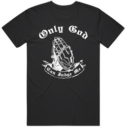 Only God Can Judge Me Popular Rapper Song Lyrics Music Fan Black MENS SIZE LARGE T Shirt Only God Can Judge Me Popular Rapper Song Lyrics Music Fan Black MENS SIZE LARGE T Shirt