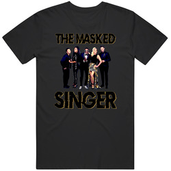 The Masked Singer Hosts Ken Jeong Jenny Mccarthy Nicole Scherzinger Nick Canon Black MENS SIZE LARGE T Shirt The Masked Singer Hosts Ken Jeong Jenny Mccarthy Nicole Scherzinger Nick Canon Black MENS SIZE LARGE T Shirt