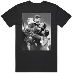 Its A Wonderful Life Retro Christmas Movie Black MENS SIZE LARGE T Shirt Its A Wonderful Life Retro Christmas Movie Black MENS SIZE LARGE T Shirt