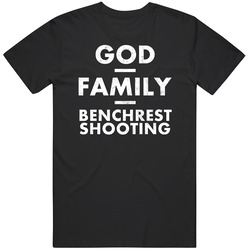 God Family Benchrest Shooting Unisex Black MENS SIZE LARGE T Shirt God Family Benchrest Shooting Unisex Black MENS SIZE LARGE T Shirt