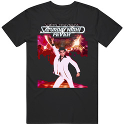 Saturday Night Fever Black MENS SIZE LARGE T Shirt Saturday Night Fever Black MENS SIZE LARGE T Shirt