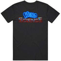 Weird Science Cool Retro Movie Black MENS SIZE LARGE T Shirt Weird Science Cool Retro Movie Black MENS SIZE LARGE T Shirt
