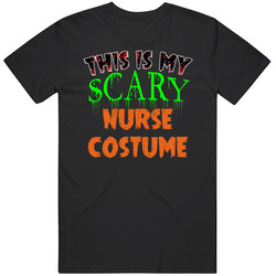 This Is My Scary Nurse Costume Cool Halloween Job Black MENS SIZE LARGE T Shirt This Is My Scary Nurse Costume Cool Halloween Job Black MENS SIZE LARGE T Shirt