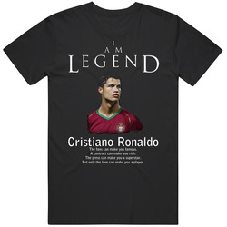 Cristiano Ronaldo Portugal Legend Soccer Futbol Black MENS SIZE LARGE T Shirt Cristiano Ronaldo Portugal Legend Soccer Futbol Black MENS SIZE LARGE T Shirt