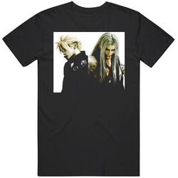Final Fantasy Vii 7 Cloud Sephiroth Video Game Movie Black MENS SIZE LARGE T Shirt Final Fantasy Vii 7 Cloud Sephiroth Video Game Movie Black MENS SIZE LARGE T Shirt