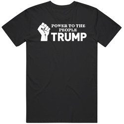 Power To The People Donald Trump President 2016 Republican Black MENS SIZE LARGE T Shirt Power To The People Donald Trump President 2016 Republican Black MENS SIZE LARGE T Shirt
