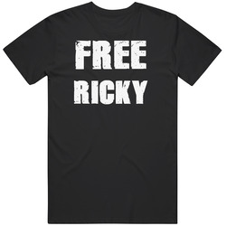 Free Ricky Jail Married T Black MENS SIZE LARGE T Shirt Free Ricky Jail Married T Black MENS SIZE LARGE T Shirt
