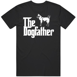 Siberian Husky Custom Dog Breed The Dogfather Black Black MENS SIZE LARGE T Shirt Siberian Husky Custom Dog Breed The Dogfather Black Black MENS SIZE LARGE T Shirt
