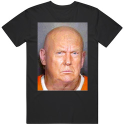 Donald Trump Mugshot Republican Corupt President Political Black MENS SIZE LARGE T Shirt Donald Trump Mugshot Republican Corupt President Political Black MENS SIZE LARGE T Shirt