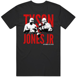 Mike Tyson Roy Jones Jr Fight Card 2020 Black MENS SIZE LARGE T Shirt Mike Tyson Roy Jones Jr Fight Card 2020 Black MENS SIZE LARGE T Shirt