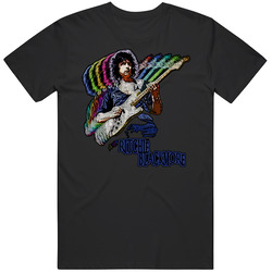 Ritchie Blackmore Guitarists Black MENS SIZE LARGE T Shirt Ritchie Blackmore Guitarists Black MENS SIZE LARGE T Shirt