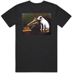 Rca Dog Electronics Company Mascot Black MENS SIZE LARGE T Shirt Rca Dog Electronics Company Mascot Black MENS SIZE LARGE T Shirt