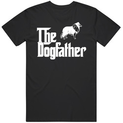 Collie Custom Dog Breed The Dogfather Black Black MENS SIZE LARGE T Shirt Collie Custom Dog Breed The Dogfather Black Black MENS SIZE LARGE T Shirt
