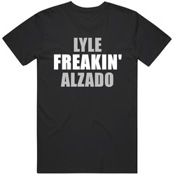 Lyle Alzado Freakin Football Oakland Los Angeles Sports California Black MENS SIZE LARGE T Shirt Lyle Alzado Freakin Football Oakland Los Angeles Sports California Black MENS SIZE LARGE T Shirt