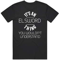 It's An Elsword Thing You Wouldn't Understand Cool Video Game Fan Black MENS SIZE LARGE T Shirt