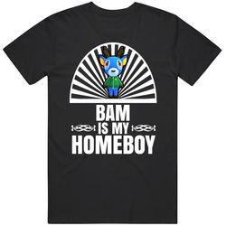 Bam Is My Homeboy Animal Crossing New Horizons Character Video Game Fan Black MENS SIZE LARGE T Shirt Bam Is My Homeboy Animal Crossing New Horizons Character Video Game Fan Black MENS SIZE LARGE T Shirt