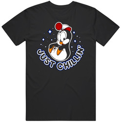 Chilly Willy Penguin Cartoon Funny Black MENS SIZE LARGE T Shirt