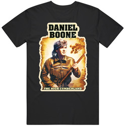 Daniel Boone Tv Show Black MENS SIZE LARGE T Shirt Daniel Boone Tv Show Black MENS SIZE LARGE T Shirt